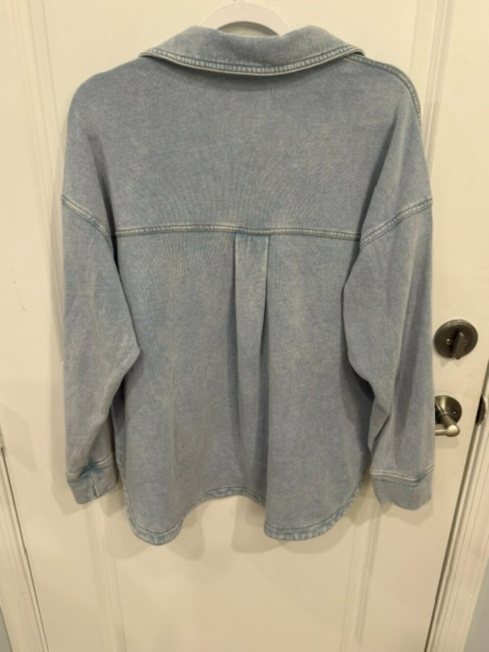 Z Supply All Day Knit French Terry Denim Jacket - Picture 2 of 4